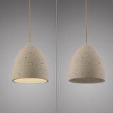 SCHÖNER WOHNEN 12540-42 - Luster na sajli TRAVENTA 1xE27/40W/230V prečnik 21 cm beton | Eponuda.com