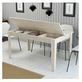 Hanah home Trpezarijski sto Milan 897, 145x75x88 cm, Bež | Eponuda.ba