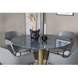 Venture Home Estelle okrugli blagovaonski stol ⌀106 cm, tamnosivi | shoptok.hr