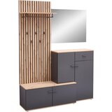 XORA PREDSOBA antracit, hrast artisan | Shoptok.si