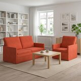  Set sofe 2 pcs Crvena narančasta Kordura tekstil | shoptok.hr