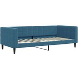 vidaXL izvlečna dnevna postelja s predali modra 90x200 cm žamet | Shoptok.si