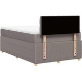  Krevet s oprugama i madracem smeđesivi 120 x 190 cm od tkanine | shoptok.hr