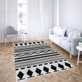 Conceptum Hypnose tepih CG_32, pravougaoni, 180x280 cm, crno-beli | ePonuda.com