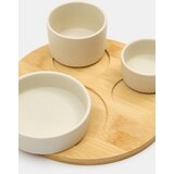 Sinsay Pladanj za posluživanje s tri zdjelice | shoptok.hr