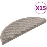  Samoljepljivi otirači za stepenice 15 kom 56x17x3 cm srebrni | shoptok.hr