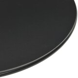  Vrtni stol okrugli crni Ø 50 x 72 cm čelični | shoptok.hr