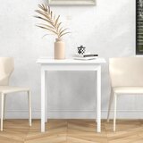  Kuhinjski stol blagovaonski stol kvadratni stol moderni dizajn 75 cm x 75 cm x 76 cm bijela | shoptok.hr