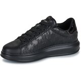Karl Lagerfeld Nizke superge KAPRI MENS Monogram Emboss Lo Črna | Shoptok.si
