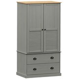  Ormar VIGO sivi 90 x 55 x 170 cm od masivne borovine | Eponuda.ba