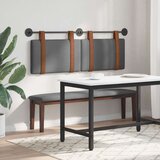  Držeće uzglavlje Zidne Tamno siva 150 x 55 x 5 cm Antikni PU - Tamno siva 140 cm bez LED | shoptok.hr