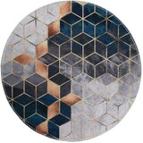 Vitaus Bela/modrozelena pralna okrogla preproga ø 120 cm – | Shoptok.si