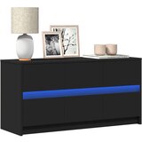 vidaXL TV ormarić s LED svjetlima crni 100x34x50 cm konstruirano drvo | shoptok.hr