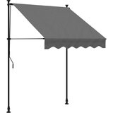 Maison Chic Zložljiva tenda - Senčniki antracit 150x150 cm tkanina in jeklo, (22041506) Cene
