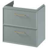 Cersanit S1021-009 - Zidni kupatilski ormarić ispod umivaonika MILLE SLIM 60x38 cm mint | Eponuda.com