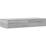  Predali za posteljo Siva Sonoma 80x36,5x16,5 cm Inženirski les | Shoptok.si
