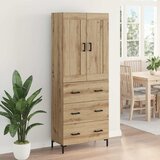  Highboard 2 kom. Umjetnički hrast 69,5 x 34 x 180 cm | shoptok.hr