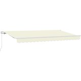  Skrovita tenda Krema 400 x 200 cm tkanina | shoptok.hr