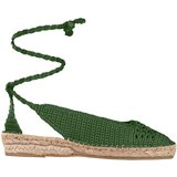 M-ISHKA Ženske heklane espadrile forest zelene 3 | Eponuda.com
