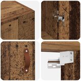  Ormar za montažu na zid 2 kom. Staro drvo 69,5 x 34 x 90 cm | shoptok.hr
