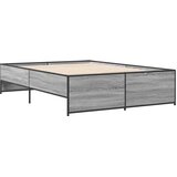  Okvir za krevet boja hrasta 120x190cm konstruirano drvo i metal | shoptok.hr