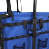  Sklopiva ručna kolica Crna 105 x 56.5 x 116 cm Oxford tkanina - Plava | shoptok.hr