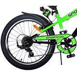  Dječji bicikl Volare Sportivo 20" zeleni s 7 brzina | shoptok.hr