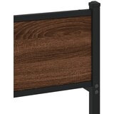  Okvir kreveta bez madraca smeđi hrast 137x190 cm izrađeno drvo | Eponuda.com