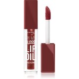 Rimmel London Oh My Gloss! Lip Oil olje za ustnice z vlažilnim učinkom odtenek 008 Deep Cherry 4.5 ml u