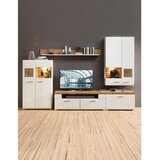 Hom`in DNEVNI REGAL, bela, barve hrasta | Shoptok.si