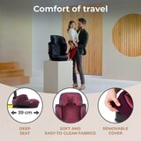 Kinderkraft select otroški avtosedež xpand™ 2 i-size 2/3 (100-150 cm) cherry pearl | Shoptok.si