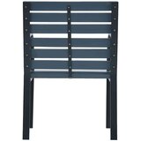  Vrtni stoli 2 kosa siv trden les jelke in prašno jeklo, (21167862) | Shoptok.si