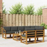  Set vanjskih sofa 9 kom. Prirodna i antracit Cijene