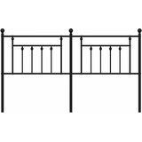  Metalno zamjensko uzglavlje crno 180 cm | shoptok.hr