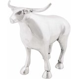  Skulptura bika Srebrno 20 x 17 x 23 cm Aluminij | shoptok.hr