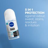 Nivea Black & White Invisible Pure 72h roll-on antiperspirant 50 ml za ženske | Shoptok.si