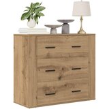  Komoda boja hrasta artisan 80 x 33 x 70 cm konstruirano drvo | shoptok.hr