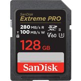 San Disk Extreme PRO 128GB V60 UHS-II SD, 280/100MB/s,V60,C10,UHS-II | Shoptok.si