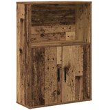 vidaXL Knjižna omara starinski les 60x24x85 cm inženirski les | Shoptok.si