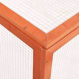 vidaXL Kavez za zečeve 124 x 120 x 60 cm od masivne jelovine | shoptok.hr