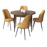 Hanah home set trpezarijski sto i 4 stolice tor baroque cappuccino | ePonuda.com