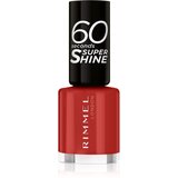 Rimmel London 60 Seconds Super Shine hitro sušljiv lak za nohte 8 ml odtenek 310 Double Decker Red Cene