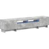  5-dijelni LED TV ormarić Betonska siva Konstruirano drvo - Betonska siva 100 cm Cijene