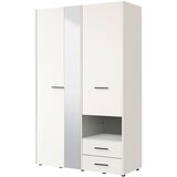 Mömax omara za oblačila leon, bela, š. 128 cm | Shoptok.si