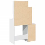  Toaletni stolić s ormarićem bijeli 80x35x132 cm | Eponuda.com