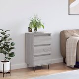 vidaXL Komoda siva sonoma 40x35x70 cm inženirski les | Shoptok.si