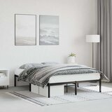 Metalni okvir za krevet crni 135x190 cm Cijene