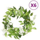  Cvjetni vijenci 6 kom bijeli 200 cm | Eponuda.com