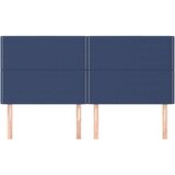  Uzglavlje 4 kom plavi 90x5x78/88 cm od tkanine | shoptok.hr