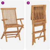  Set za vrt s 3 komada na preklapanje 3 kom. Prirodna | shoptok.hr